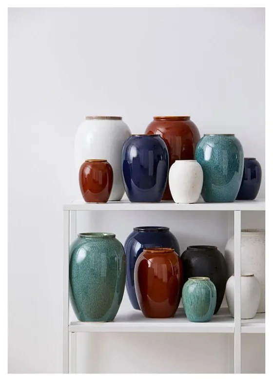 Vază verde din gresie (înălțime 25 cm) Gastro Green – Bitz