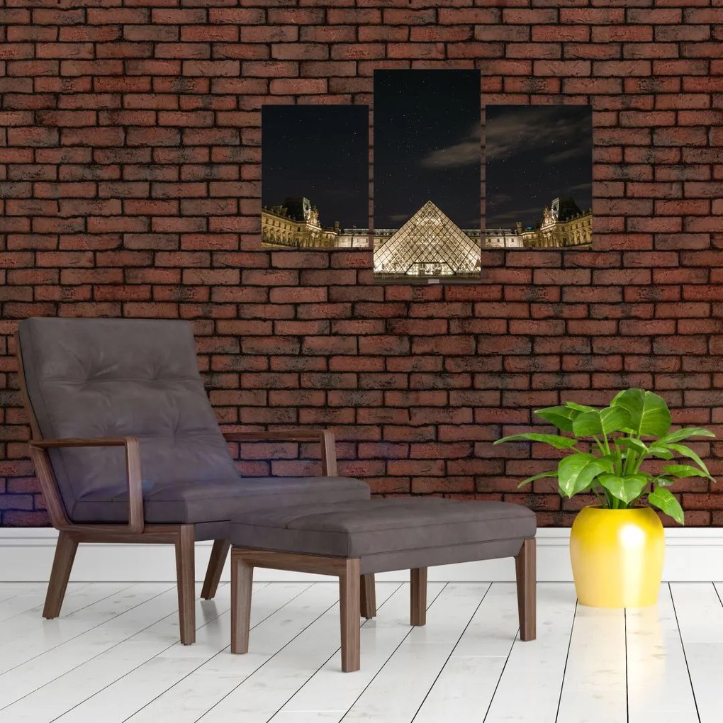 Tablou - Louvre nocturn (90x60 cm)