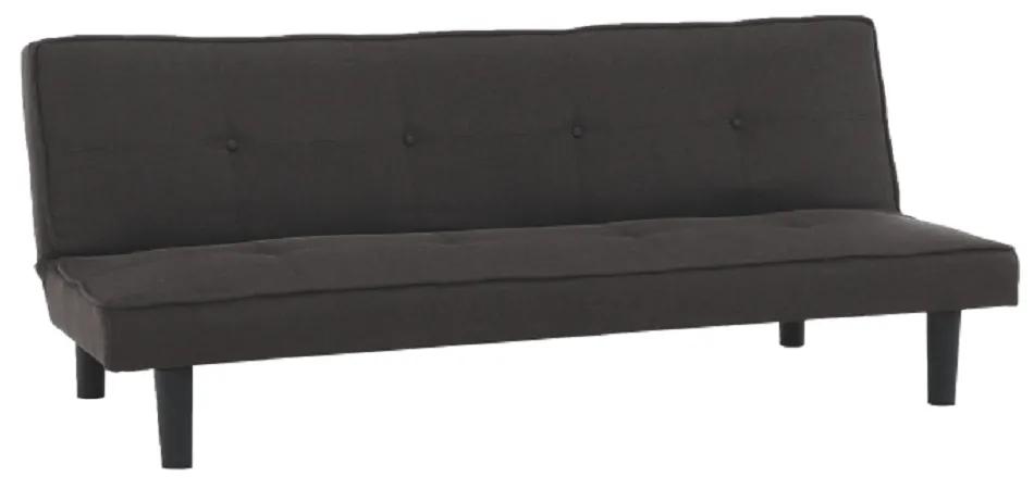 Canapea extensibilă, maro/negru, ZELDA NEW