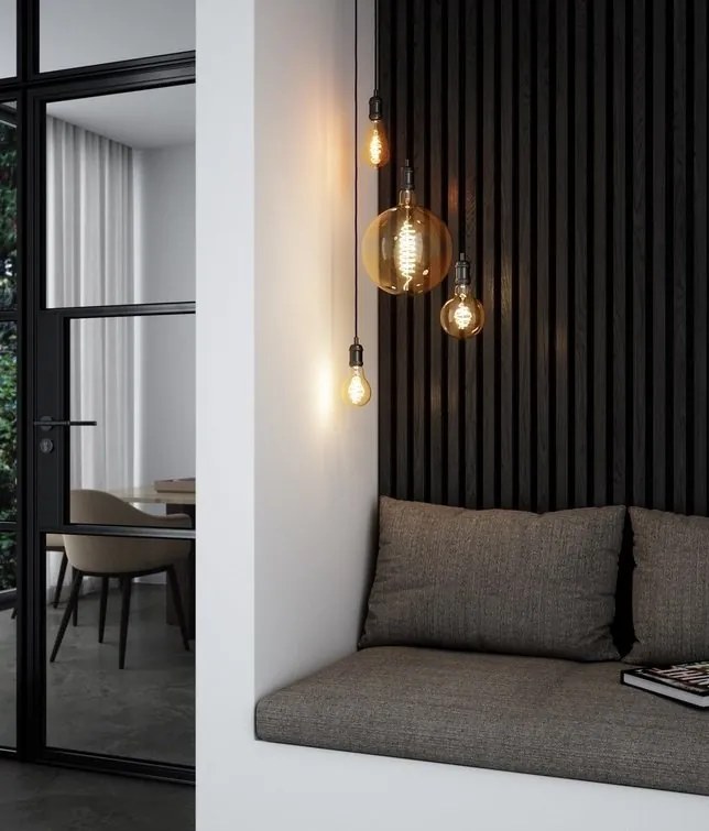 Bec de dimensiuni mari Smart E27 G200 Deco 2200K 380Lm Amber