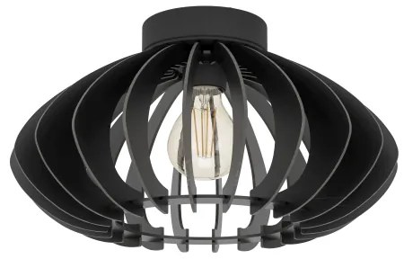 Plafonieră Eglo 900999 COSSANO 1xE27/40W/230V d. 38 cm negru