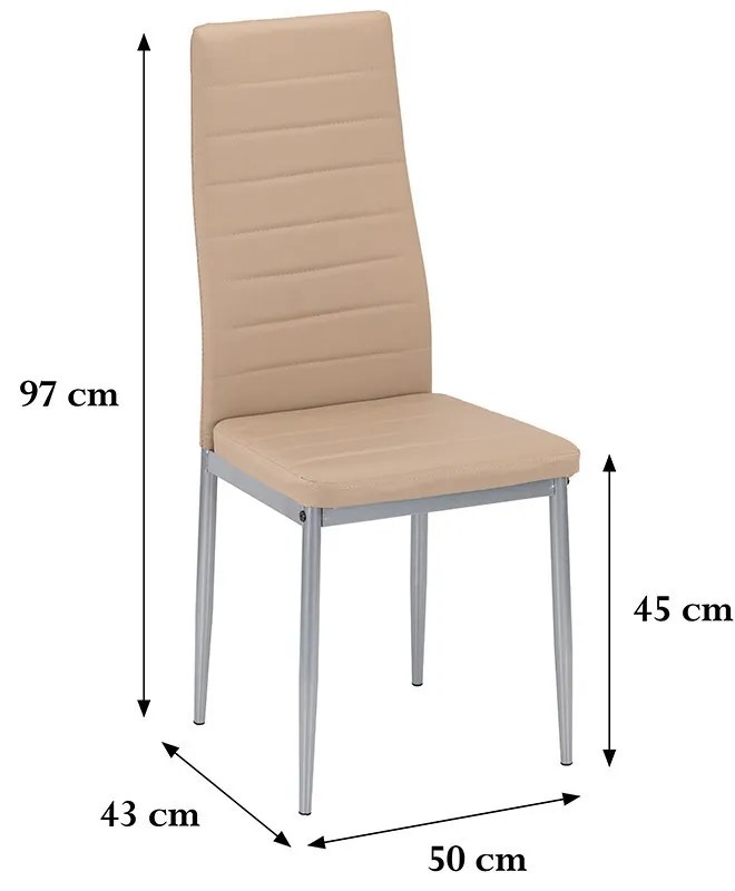 Midland 4+1 set de luat masa bej-gri