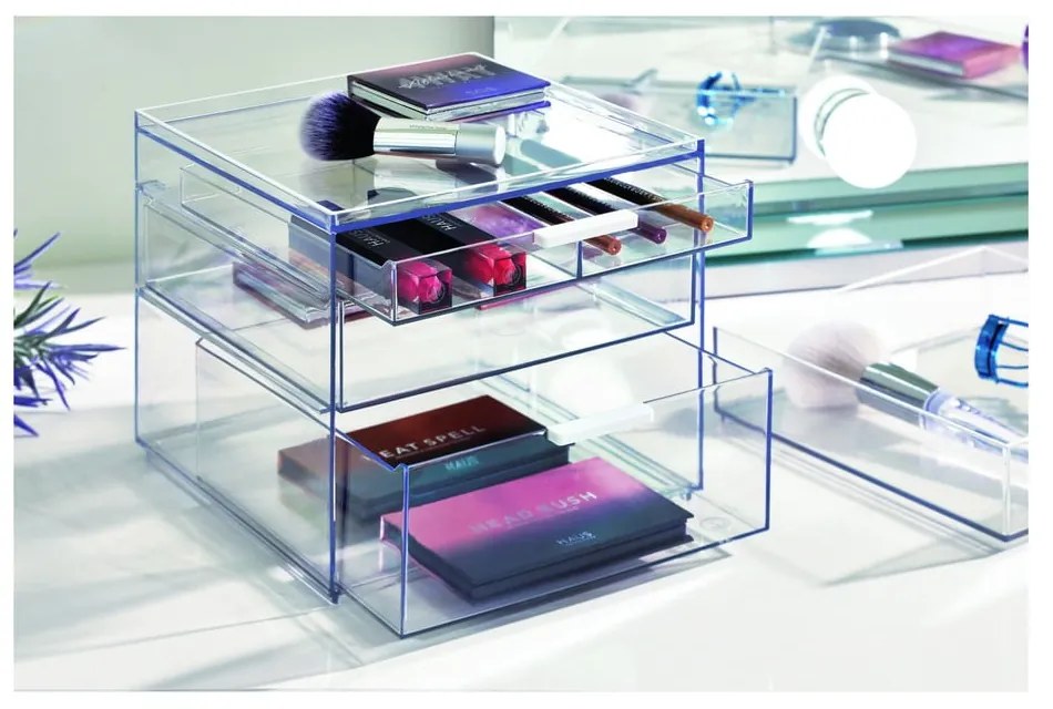 Organizator de baie pentru cosmetice din plastic reciclat – iDesign