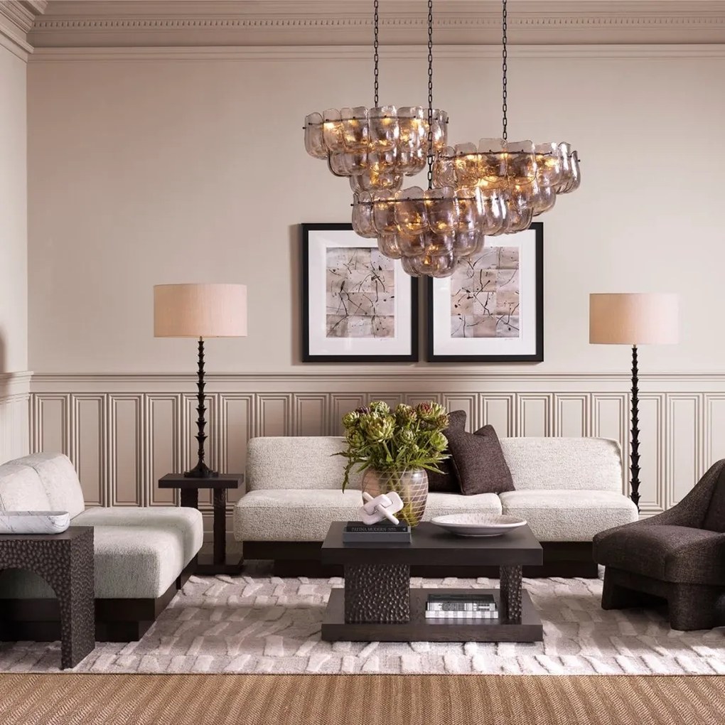 Canapea moderna LUX Bastion, Seashell off-white