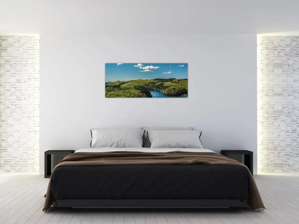 Tablou - Lac montan (120x50 cm)