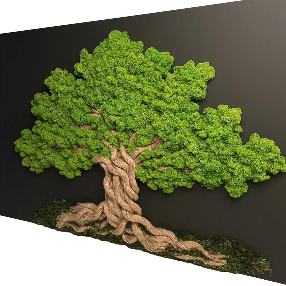 Pictură în mușchi Copacul vieții 60 x 120 cm