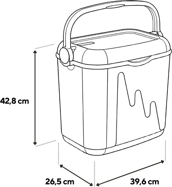 Geantă frigorifică Curver 33l verde-verde închis