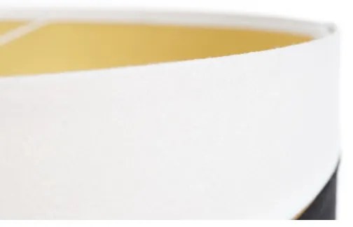 Lustră pe cablu SWING 1xE27/60W/230V negru/alb/auriu