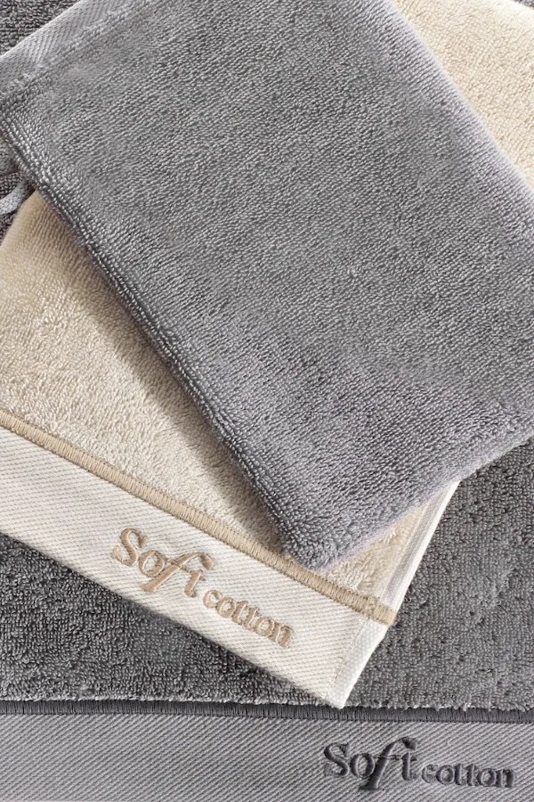 Prosop AURA 55x100 cm Gri / Grey