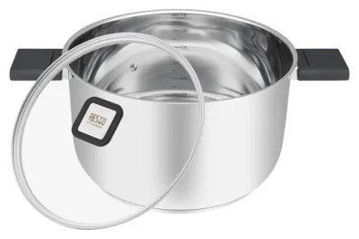 Resto - Oală ANSER cu capac, 5,8 l, 24 cm