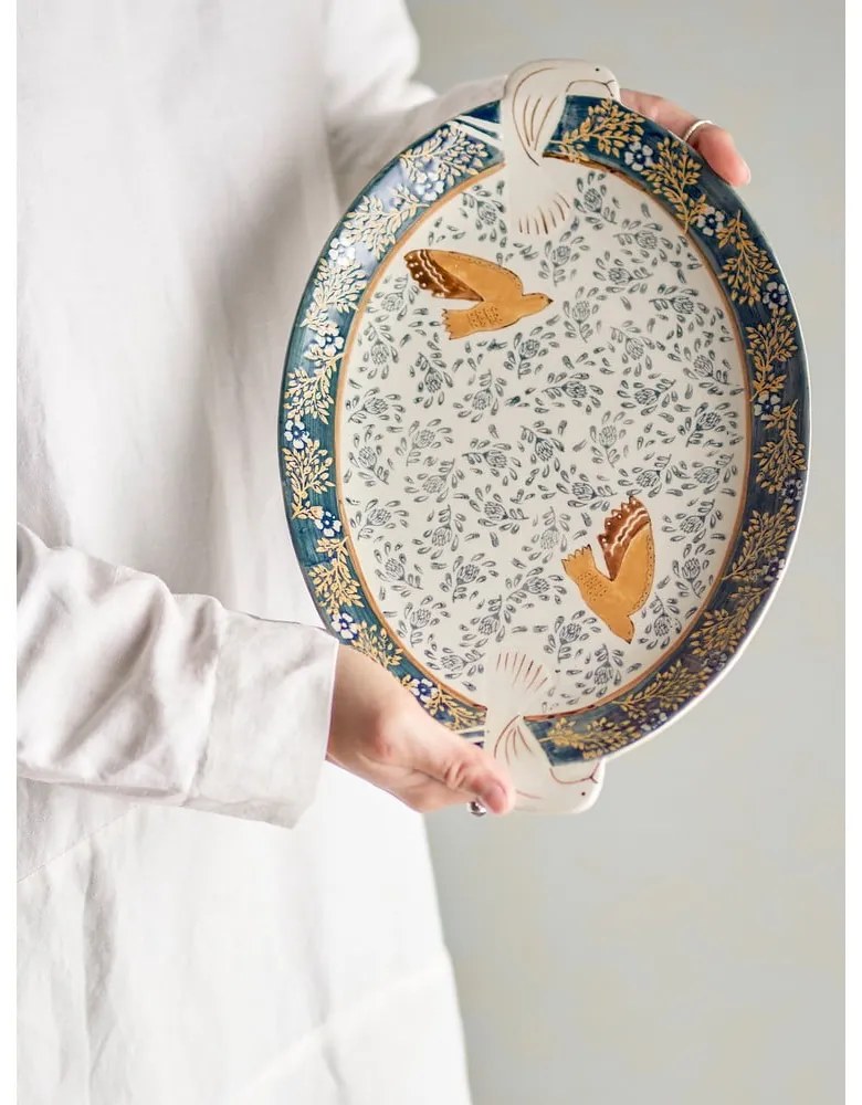 Tavă din gresie 25x34 cm Hezha – Bloomingville