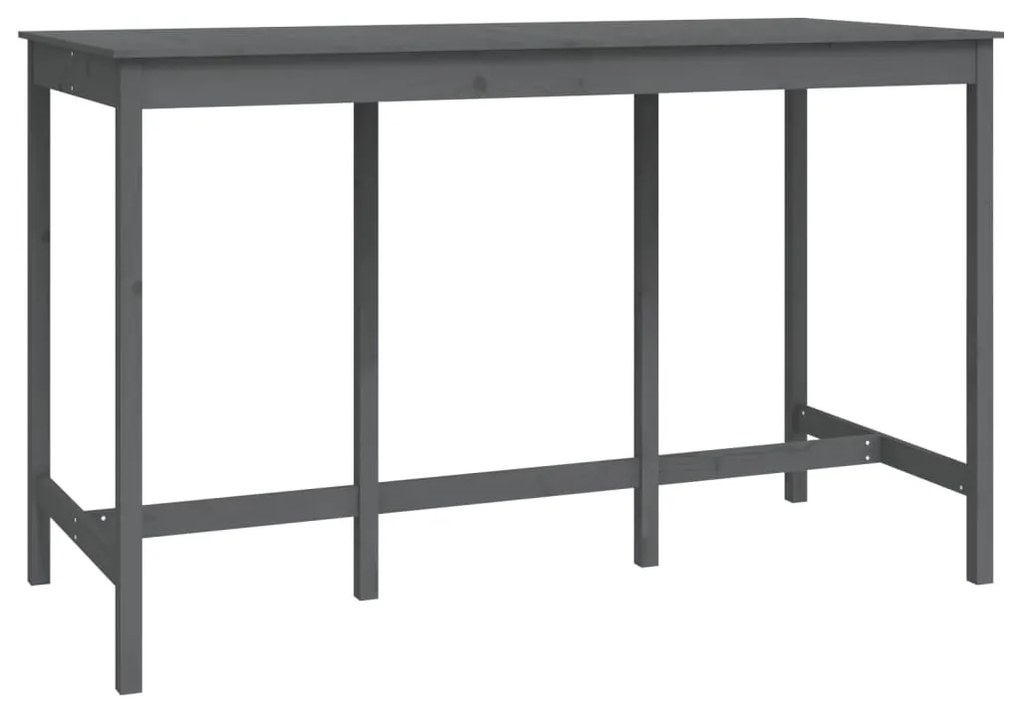 Set mobilier de bar, 9 piese, lemn masiv de pin