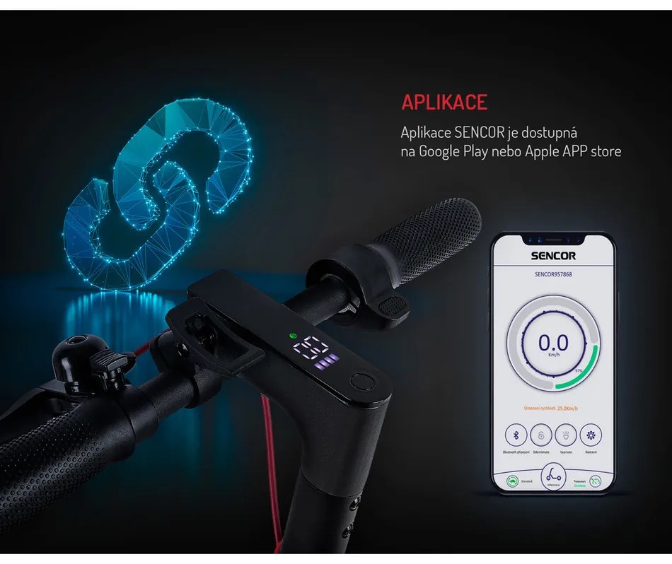 Trotinetă electrică Sencor Scooter One 2020