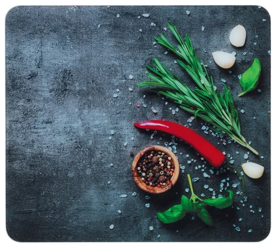 Protecție din sticlă temperată pentru peretele de lângă aragaz 50x56 cm Rosemary - Maximex