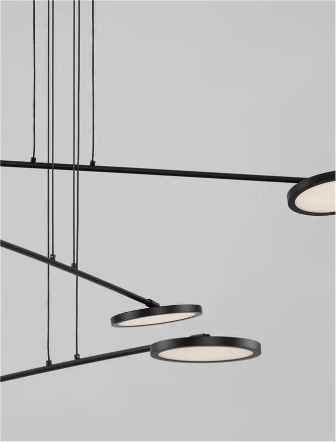 Lustra moderna dimabila cu 6 spoturi LED directionabile SCOPE