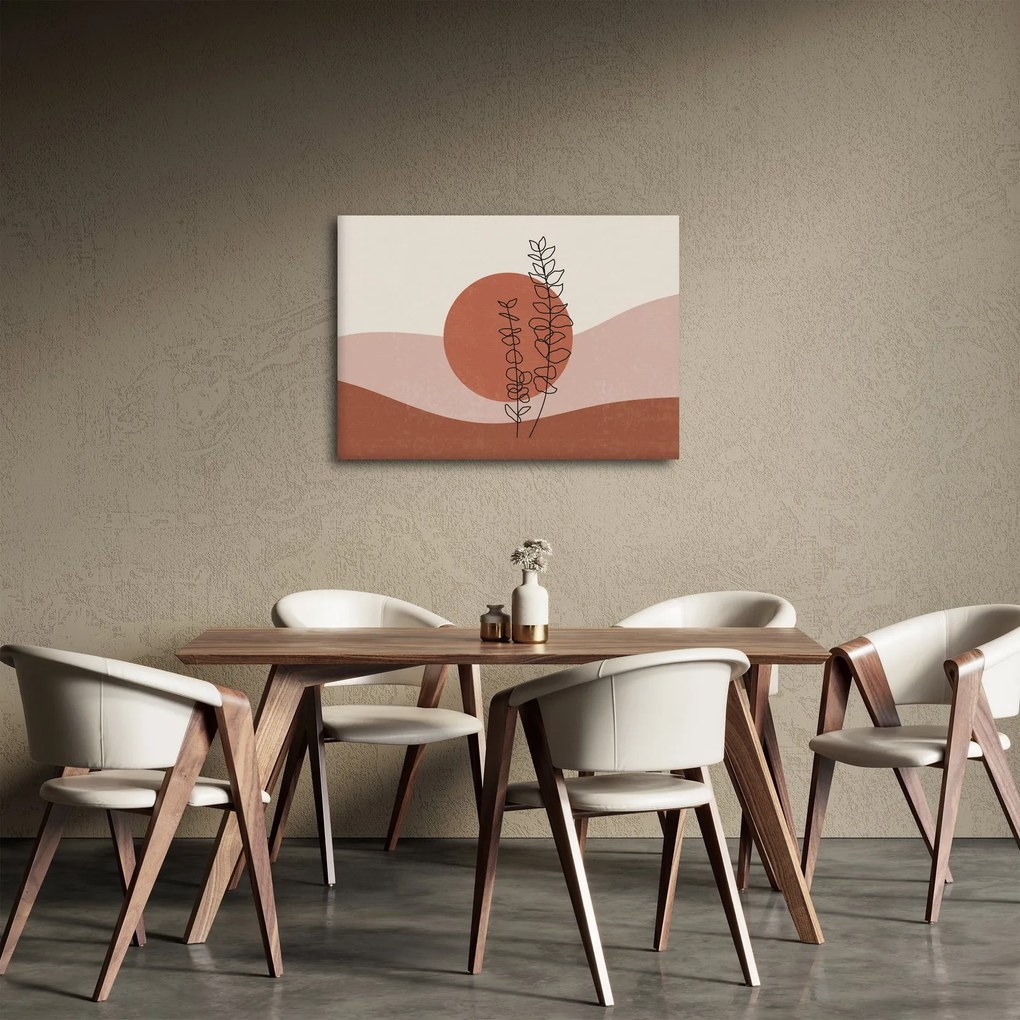 Tablou - Boho frunze N⁰1 (70x50 cm)