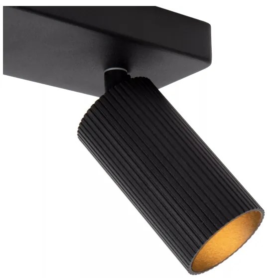 Lucide 09939/02/30 - Spot CLUBS 2xGU10/40W/230V negru