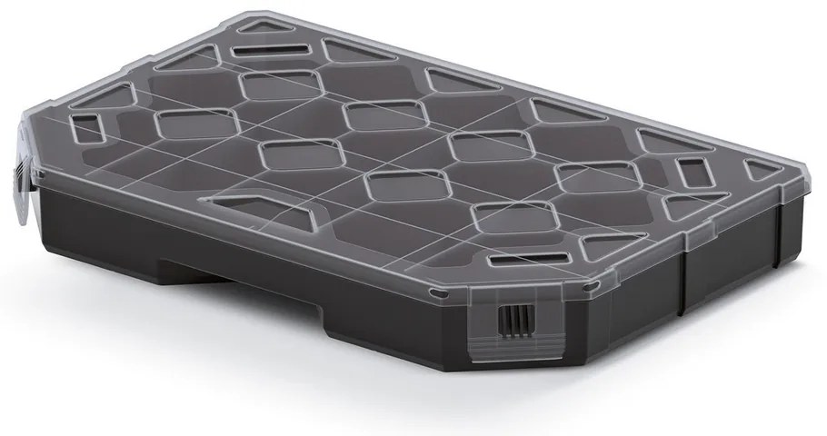 Organizator 28,4 × 19,5 × 4 cm, separatoare, negru