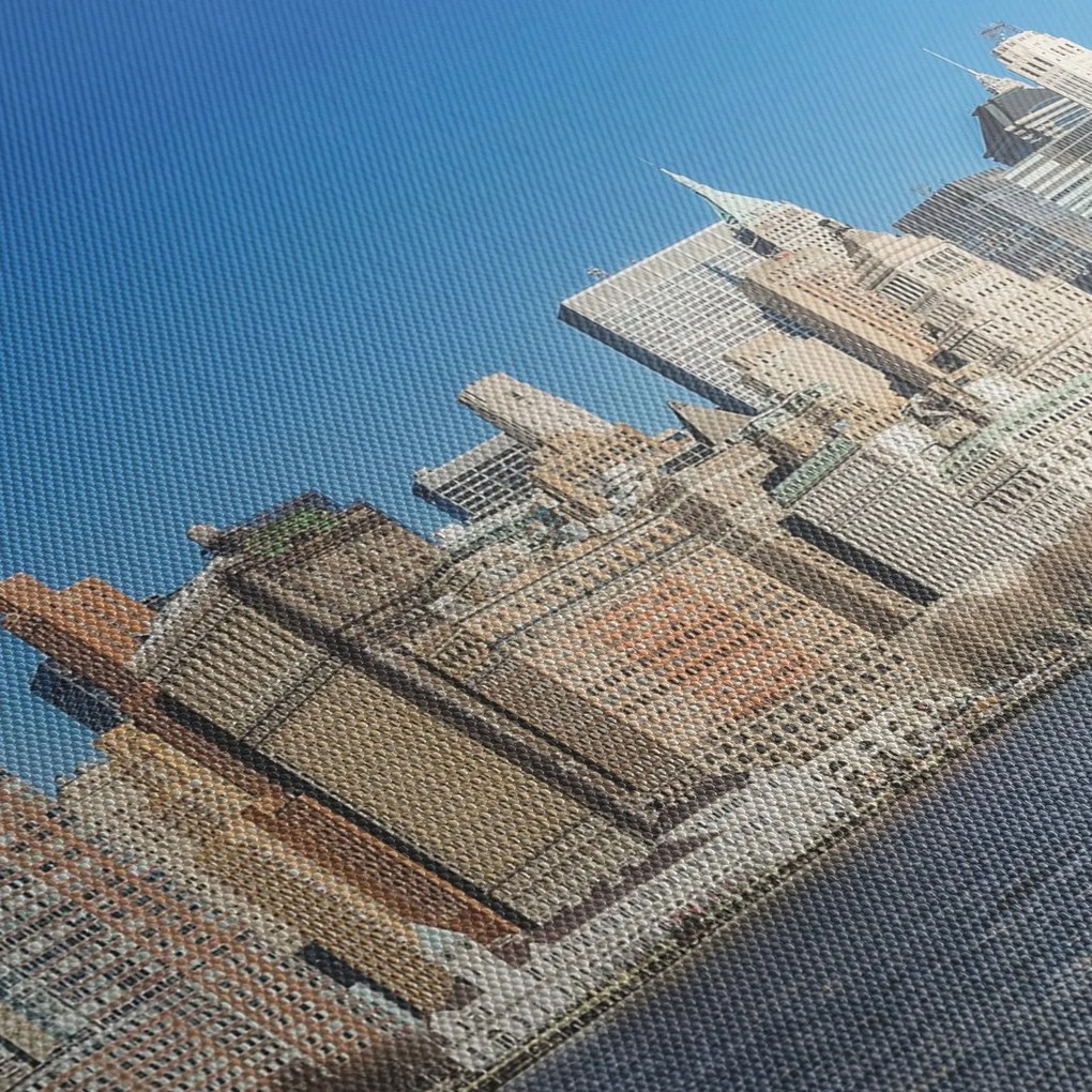 Tablou - Manhattan în New York (cu ceas) (90x30 cm)