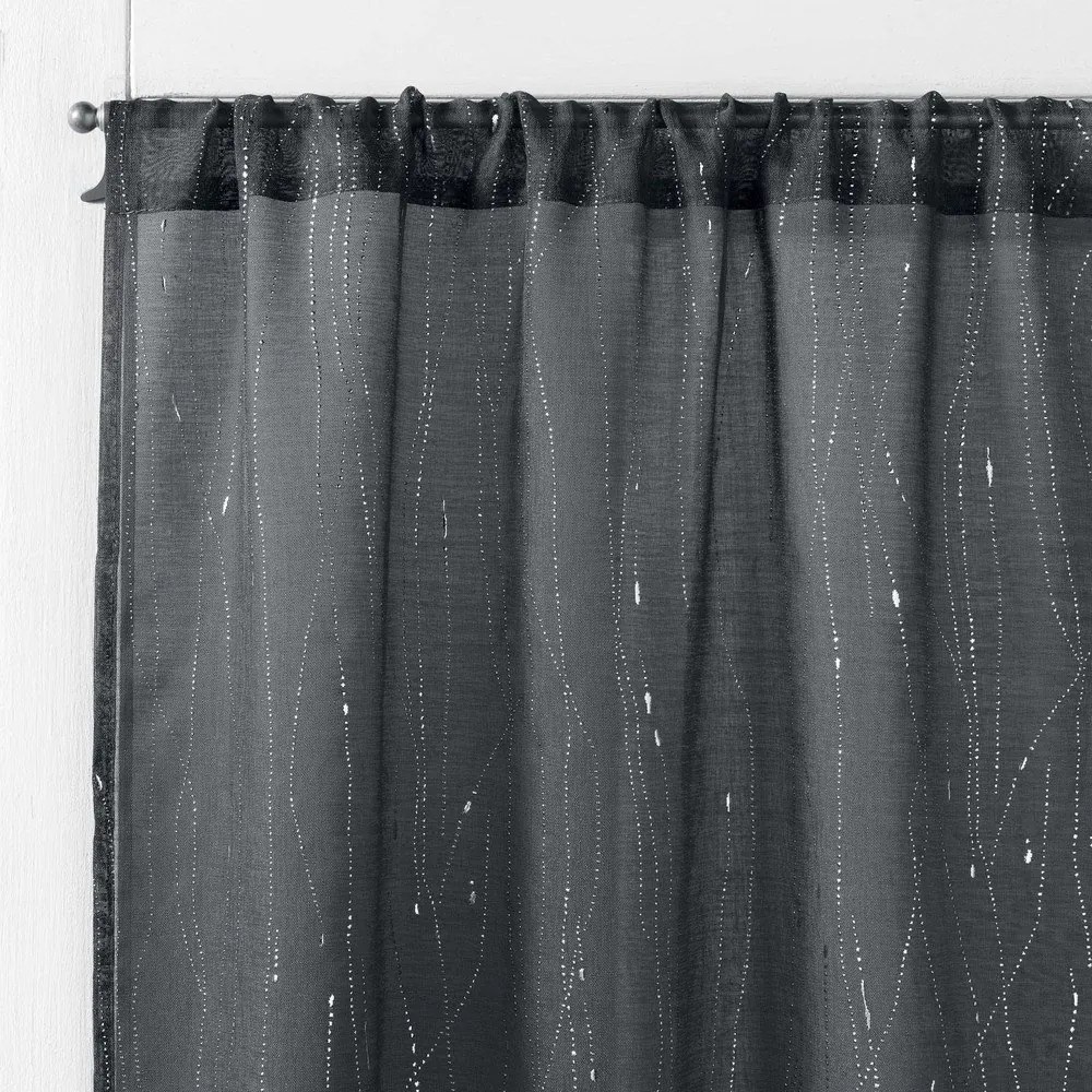 Perdele gri-antracit 2 buc. 70x200 cm Filiane – douceur d'intérieur