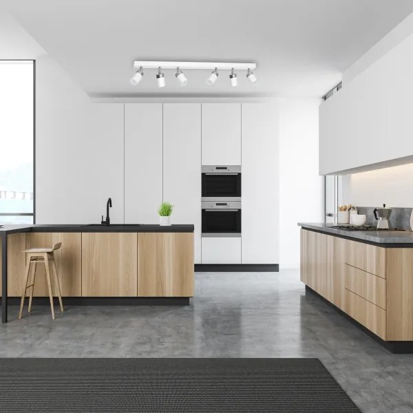 Spot JOKER 6xGU10/25W/230V alb/crom lucios