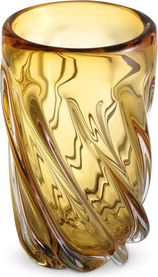Vaza flori, Vas decorativ Angelito L, galben 115690 HZ