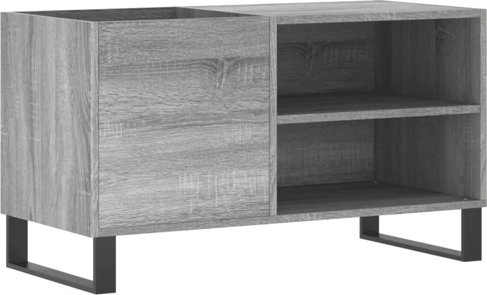 vidaXL Dulap pentru discuri gri sonoma 85x38x48 cm lemn prelucrat