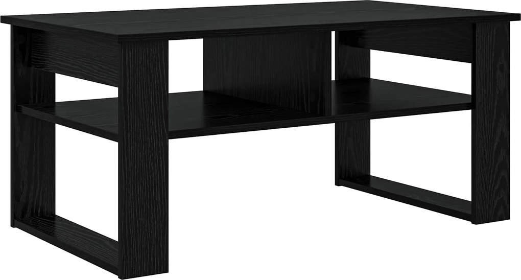 vidaXL Masă de cafea Stejar Negru 96 x 54 x 44 cm Lemn compozit