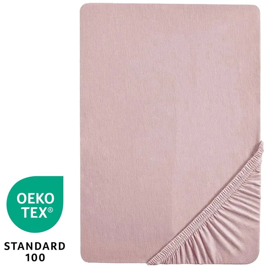 Cearceaf pentru copii din bumbac organic pentru pătuț cu elastic 40x90 cm Lil Planet – Roba