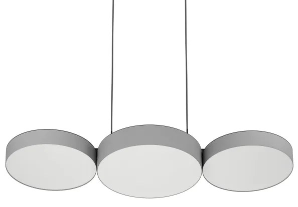 Lustră LED RGBW dimabilă pe cablu Eglo 900856 BARBANO-Z 3xLED/7,5W/230V gri