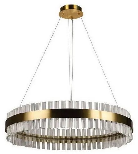 Lustră LED de cristal dimabilă pe cablu LED/55W/230V + telecomandă