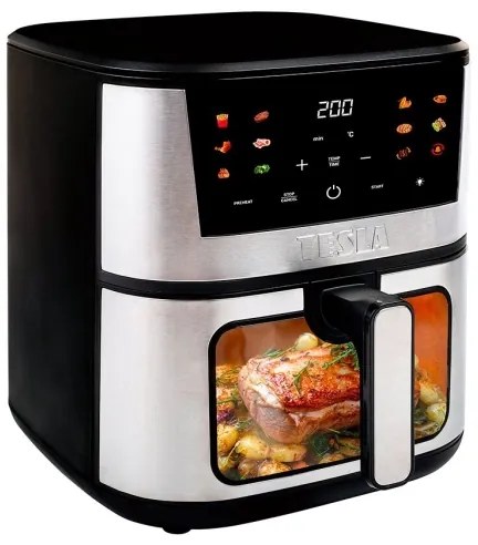 Friteuză cu aer cald digitală multifuncțională TESLA Electronics AirCook 7 l 1600W/230V