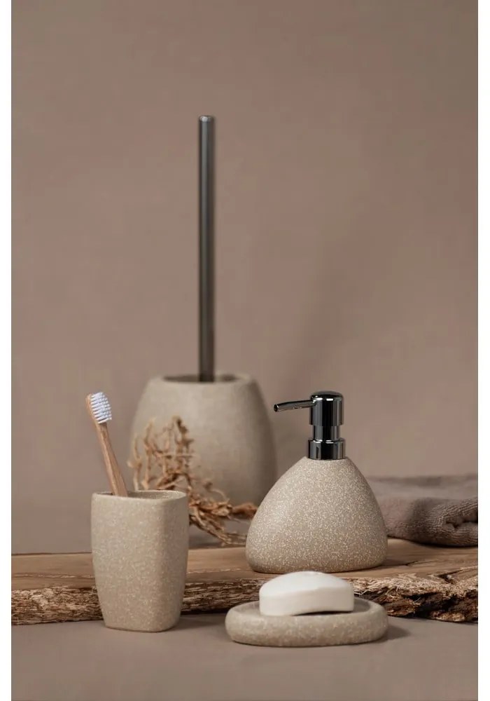 Perie WC din ceramică Wenko Pion, bej