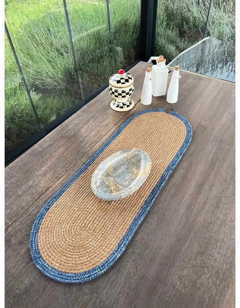 Napron de masă din iută 35x100 cm Wicker – Mila Home Luxury