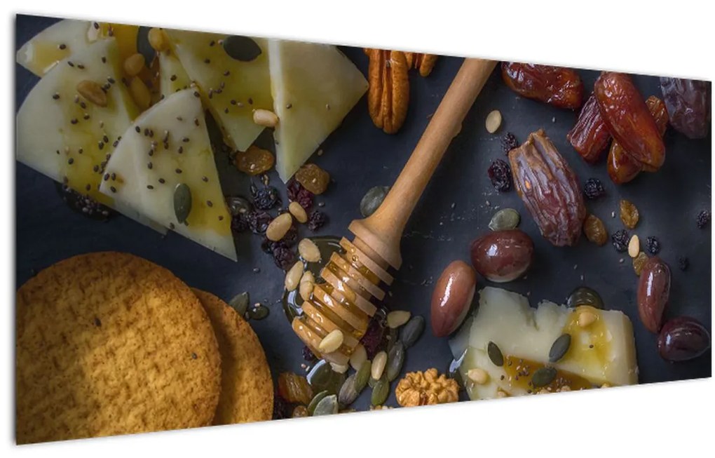 Tablou cu cu fructe uscate (120x50 cm)