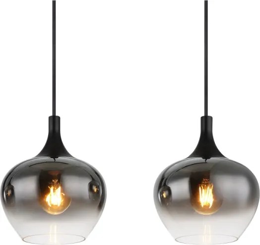Globo 15548-4H - Lustră suspendată pe cablu MAXY 4xE27/40W/230V, neagră
