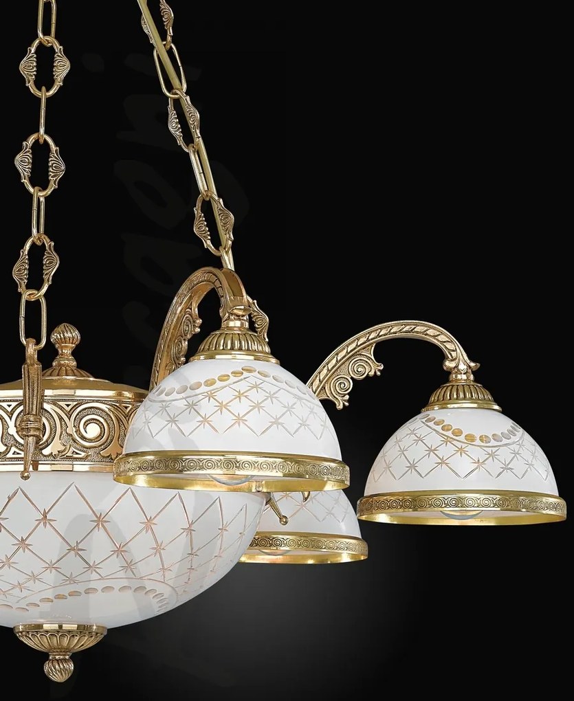 Candelabru din alama design italian 6+2L 7102