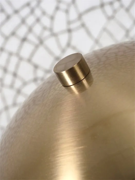 Lampadar auriu cu baza din marmura Toulouse