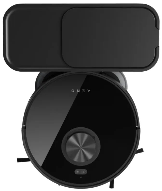 Aspirator robotic AENO ARC0005S, 4000Pa, 3000 mAh, 120 m2, Mapare, Wi-Fi, Comenzi vocale, Autonomie până la 120 min, Negru