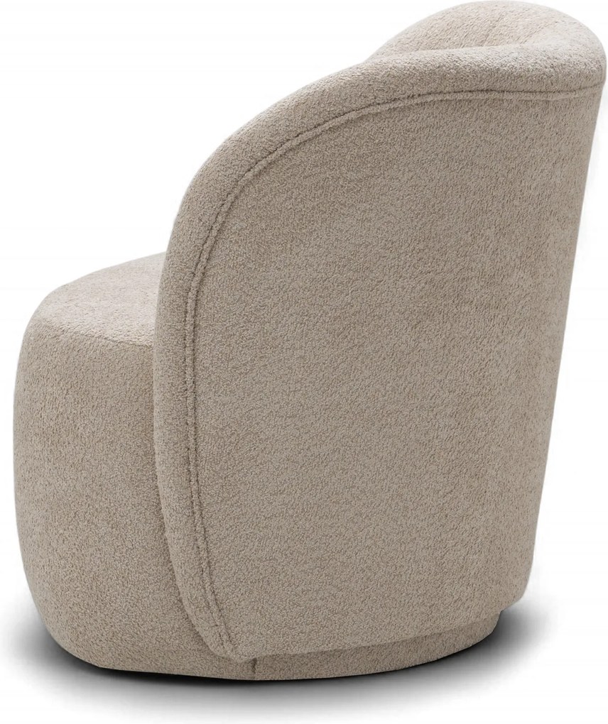Fotoliu relaxare Soya - boucle bej Catch Me 02