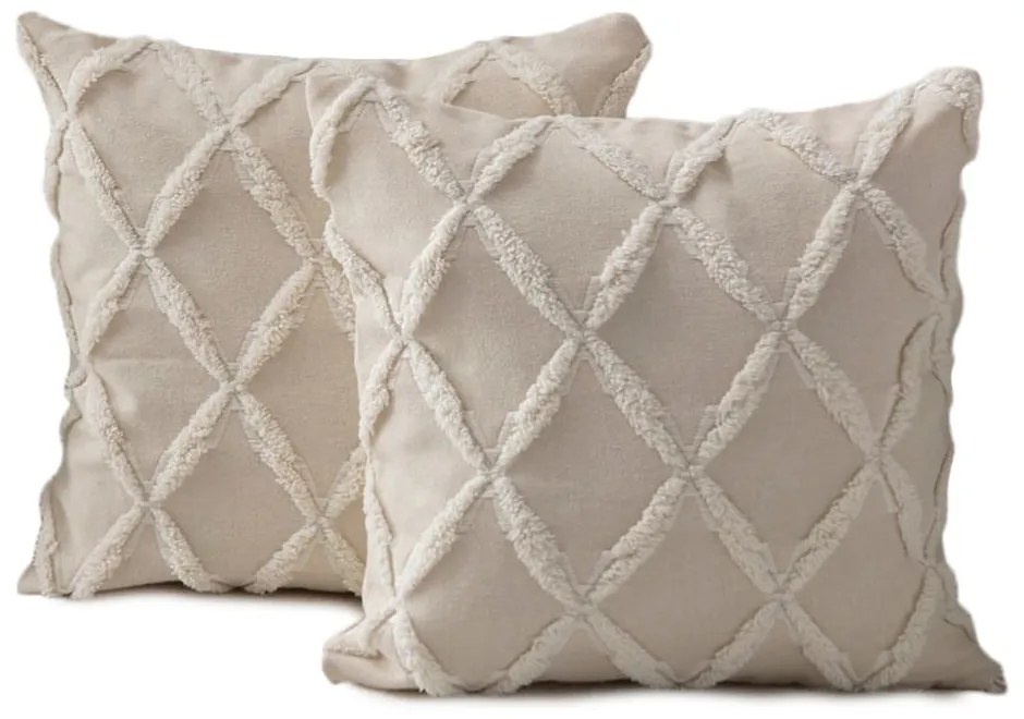 Fețe de pernă 2 buc. 43x43 cm Tuffet – Mioli Decor