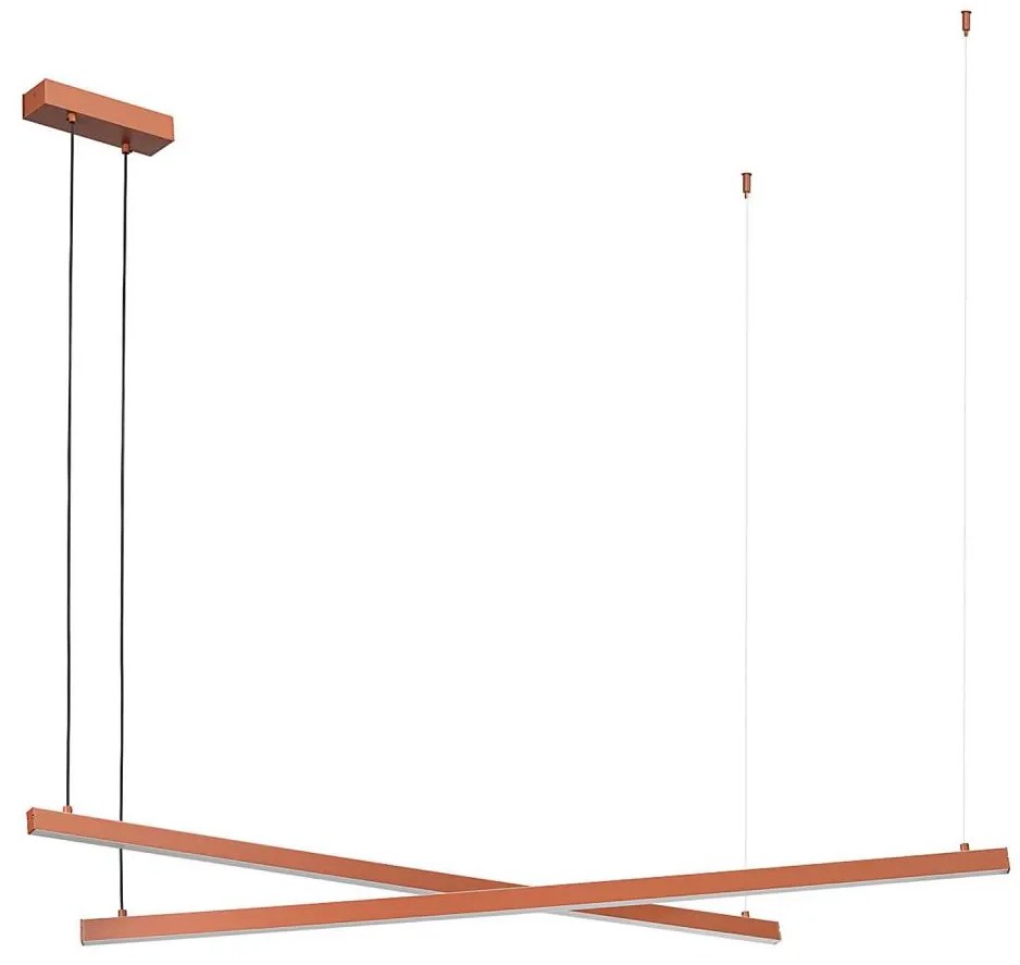 Lustră LED pe cablu Argon 8837 MIAMI LED/74W/230V 3000K maro