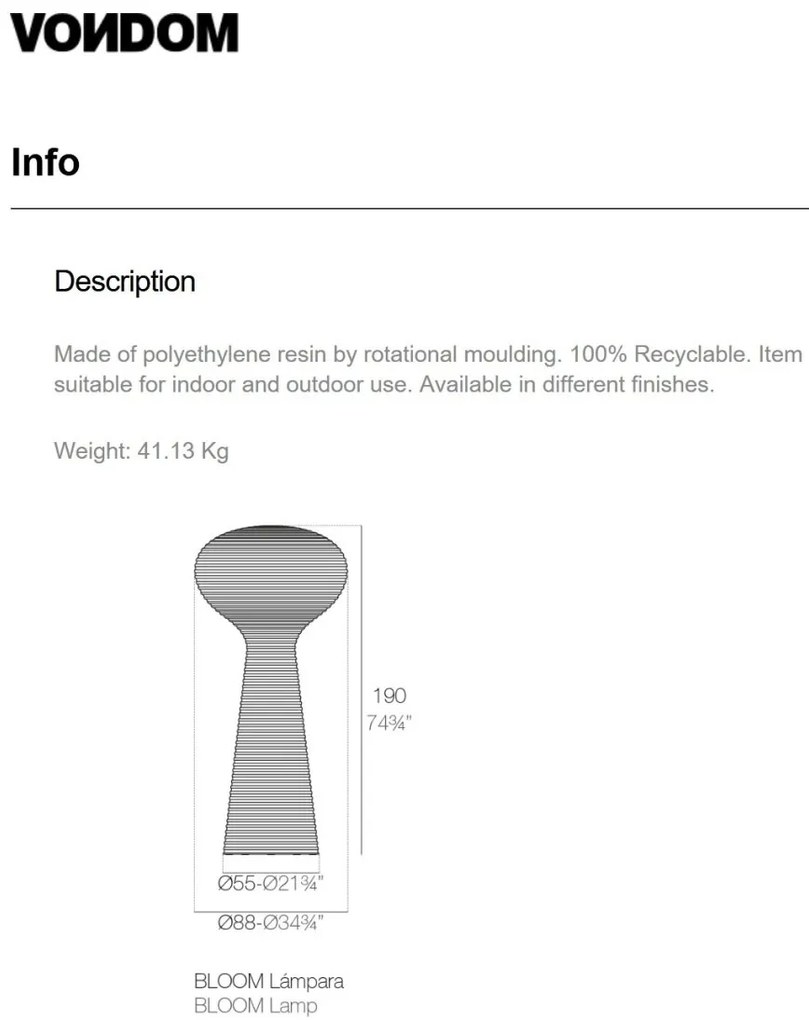 CORP DE ILUMINAT LED DECORATIV BLOOM LAMP