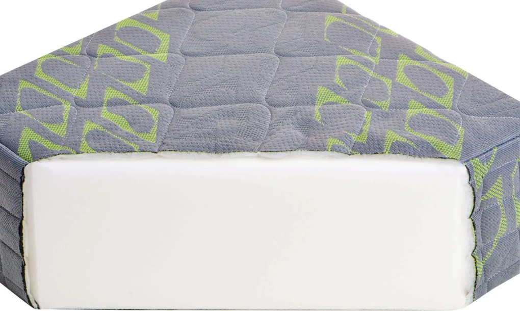 Saltea din spumă Green Sport 200×200 cm, fermitate medie, 20 cm înălțime