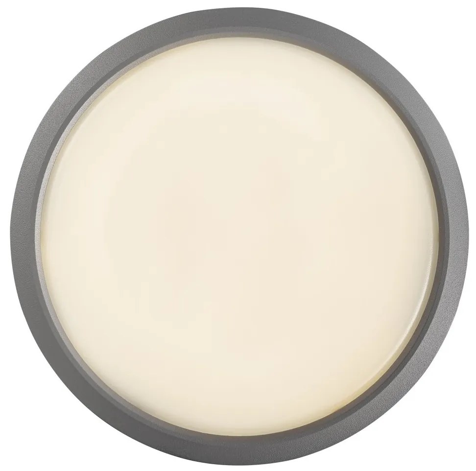 Aplica LED perete/ tavan exterior cu protectie IP54 Ava Smart Grey