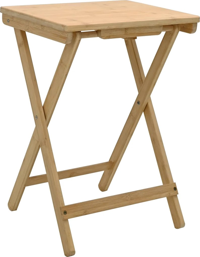 vidaXL Masă de bucătărie Manual natural 40 x 30 x 53,5 cm Bambus