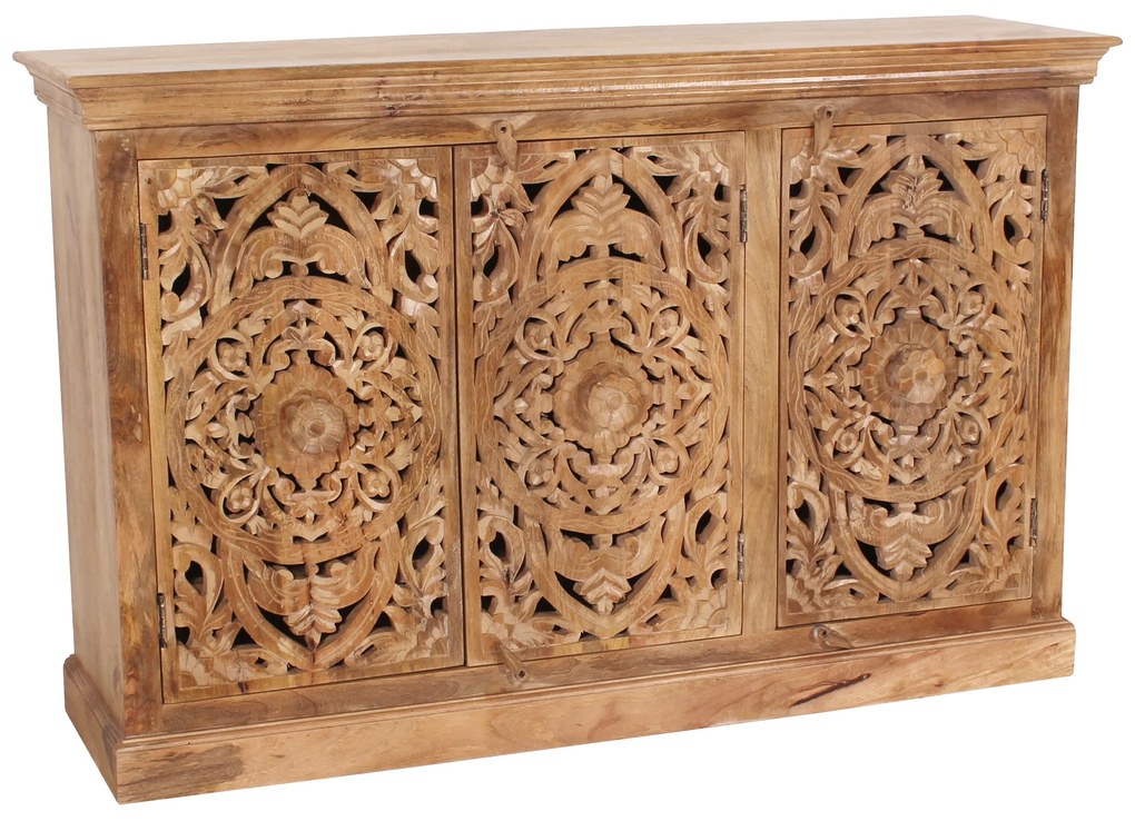 Comoda din lemn de mango Lakadee 90 cm