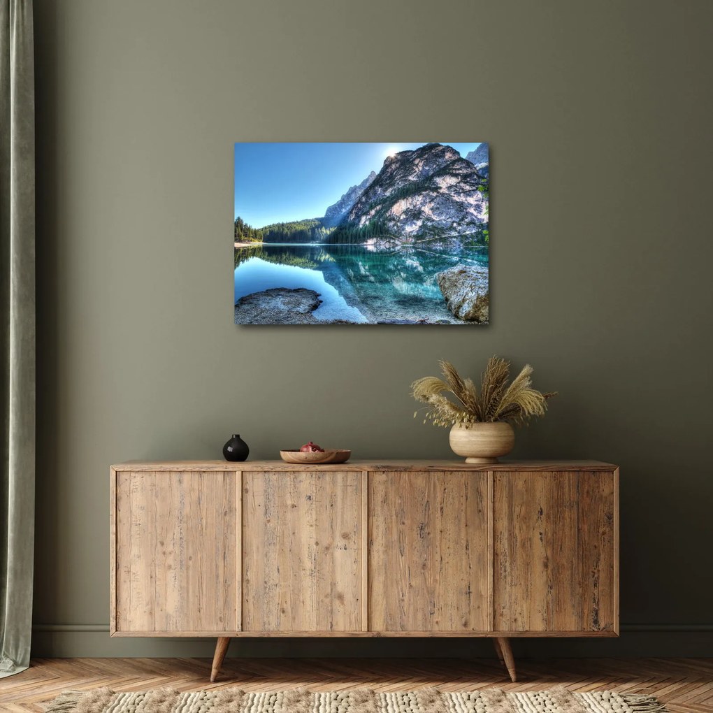 Tablou - Lac montan (70x50 cm)