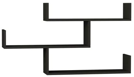 Etajeră de perete TIBET 67x120 cm antracit