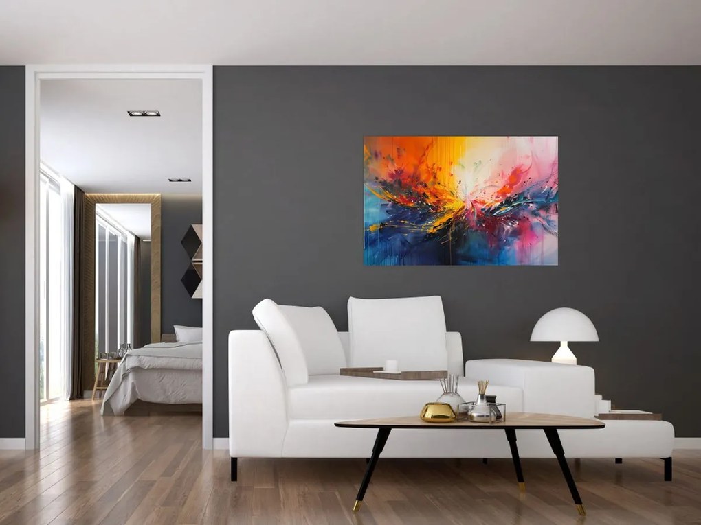 Tablou - Abstracție de culoare (90x60 cm)